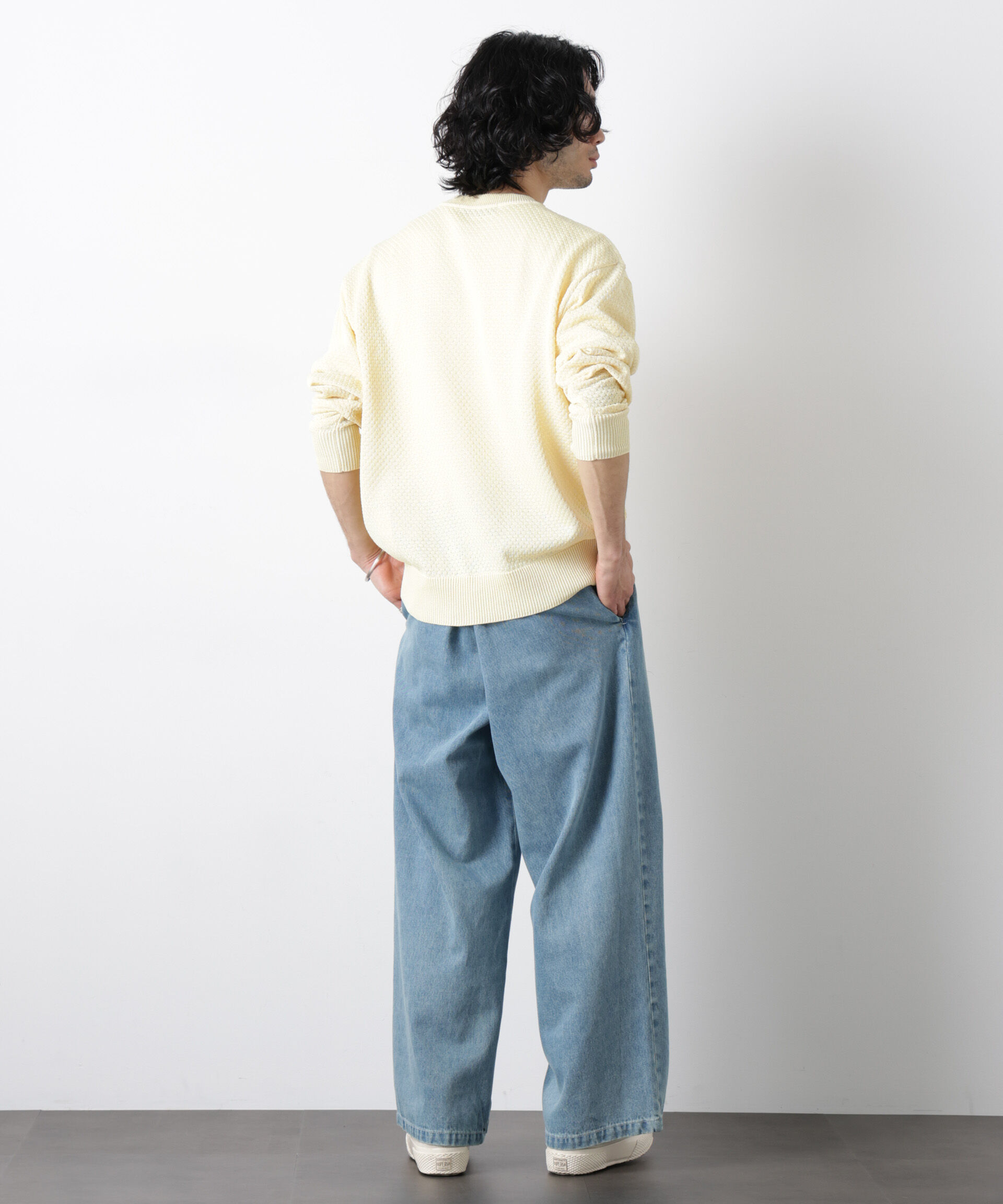 nano･universe「｢OtoNANO｣大人のワイドデニムパンツ」|チノ|