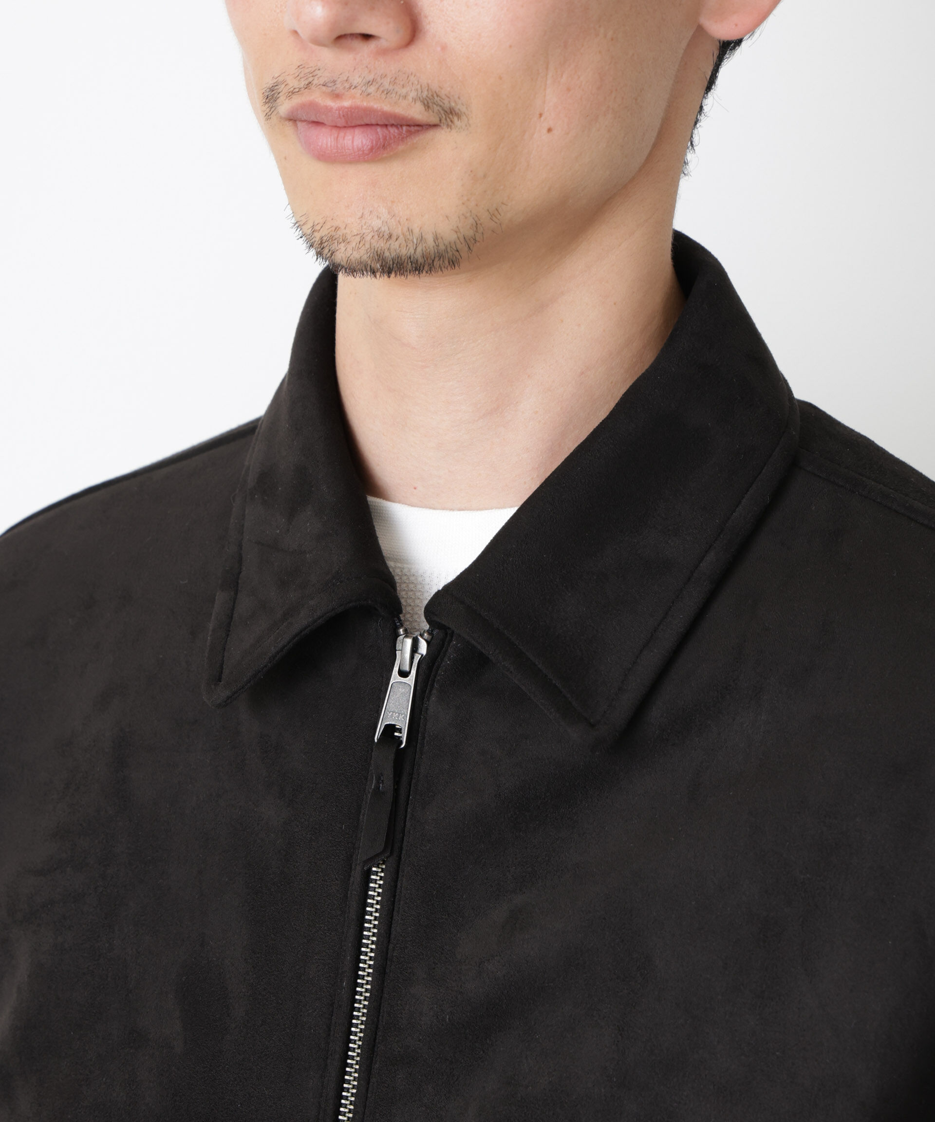 nano･universe「「モダンコンフォート」 フェイクスエードブルゾン」|ブルゾン・スタジャン|