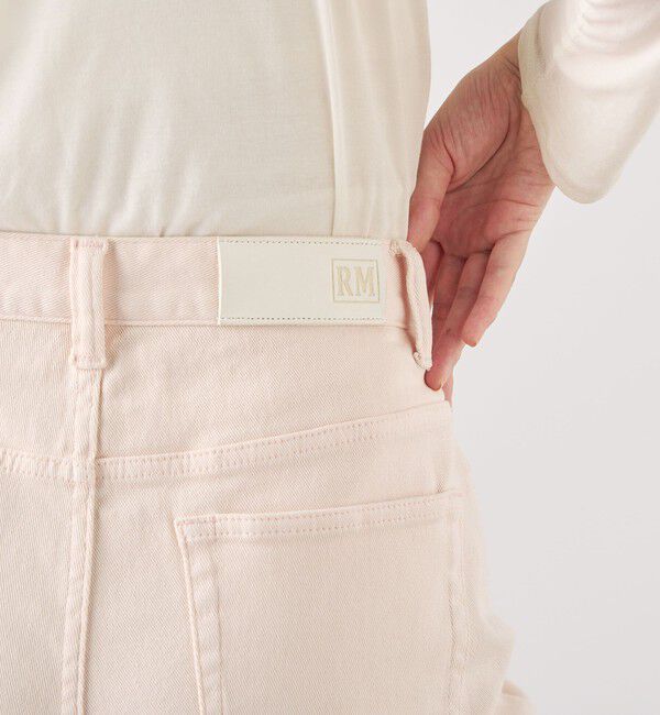 Rie Miller「【RM denim】スリットフレアハイウエストデニム」|デニム|