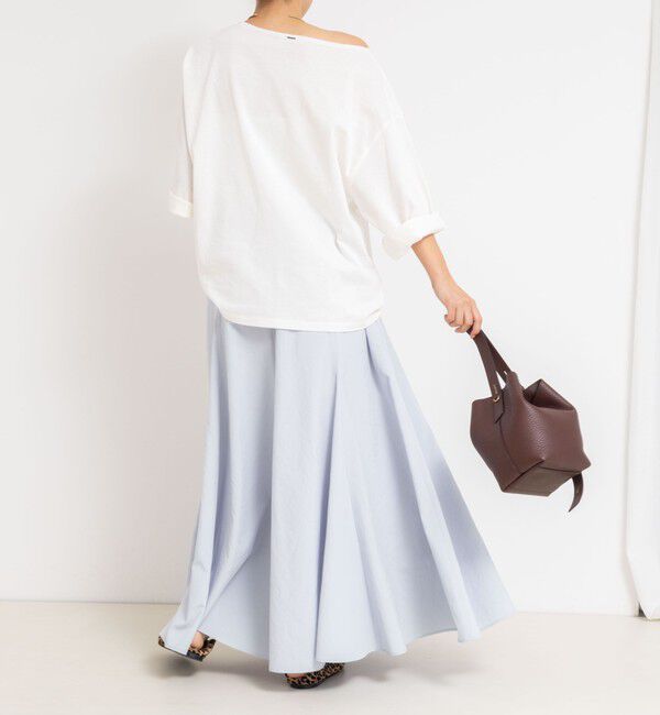 NOLLEY'S「【追加】【WEB＆一部店舗限定色あり】ウォッシャブルヴィンテージタフタマチ入りマキシスカート」|スカート|