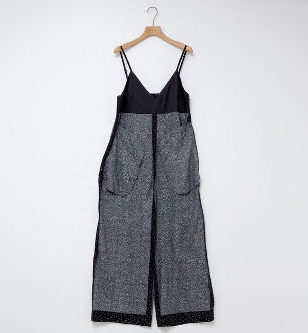 Rie Miller「ウォッシャブルシーチングプリントオールインワン」|オールインワン|