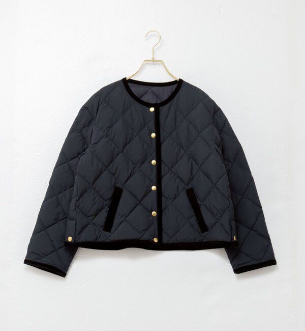 NOLLEY'S「【TAION&times;LIMONTA】別注ベロアパイピングショートダウン」|ダウン|