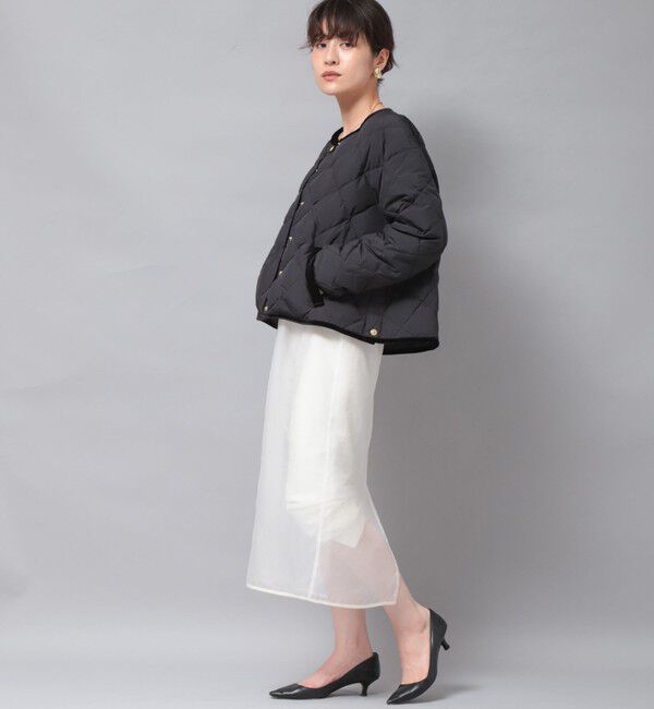 NOLLEY'S「【TAION&times;LIMONTA】別注ベロアパイピングショートダウン」|ダウン|