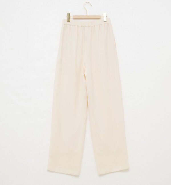 NOLLEY'S sophi「《セットアップ対応》ウォッシャブルダブルクロスサテンイージーワイドパンツ」|その他|