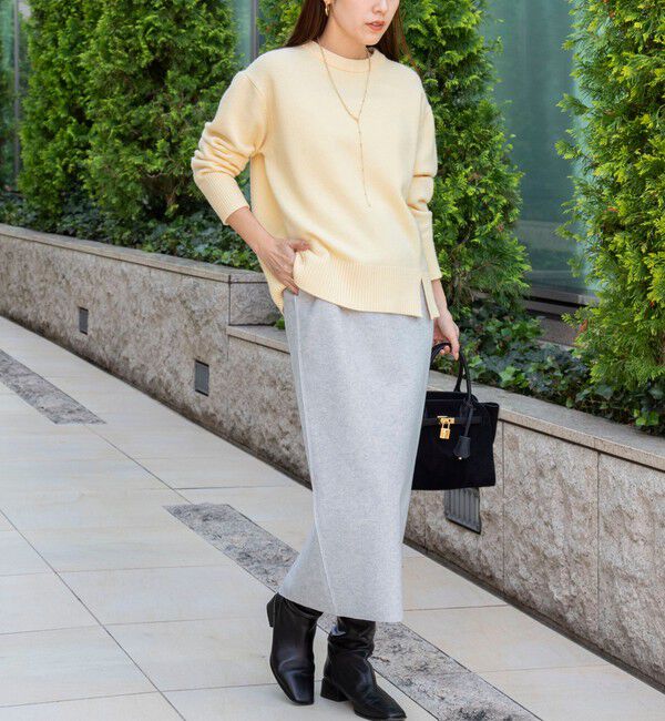 NOLLEY'S「5Gノアリスクルーネックプルオーバーニット」|ニット・セーター|