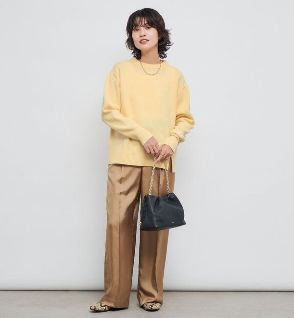 NOLLEY'S「5Gノアリスクルーネックプルオーバーニット」|ニット・セーター|