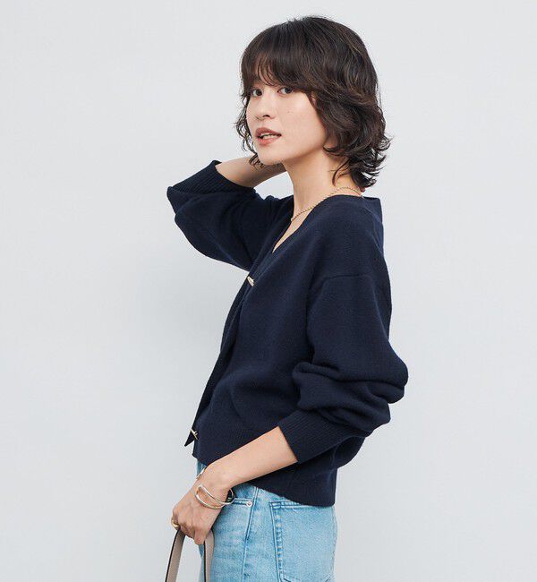 NOLLEY'S「5GノアリスVネックカーディガン」|カーディガン|