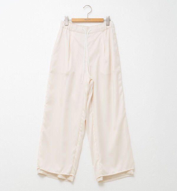 NOLLEY'S「ウォッシャブルバックサテンジョーゼットイージーパンツ」|その他|