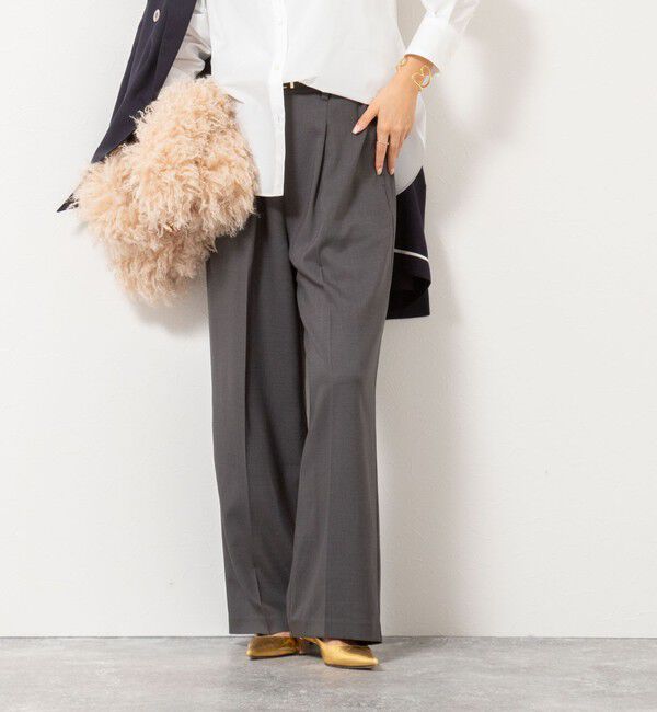 NOLLEY'S「【一部WEB限定色アイテム】ウォッシャブルウエストゴムセミワイドパンツ」|その他|