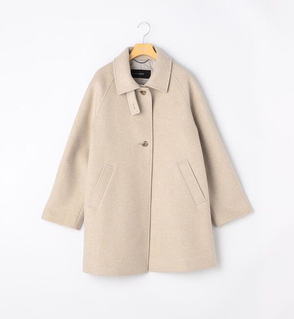 NOLLEY'S sophi「ステンカラー2WAYハーフコート」|ステンカラーコート|