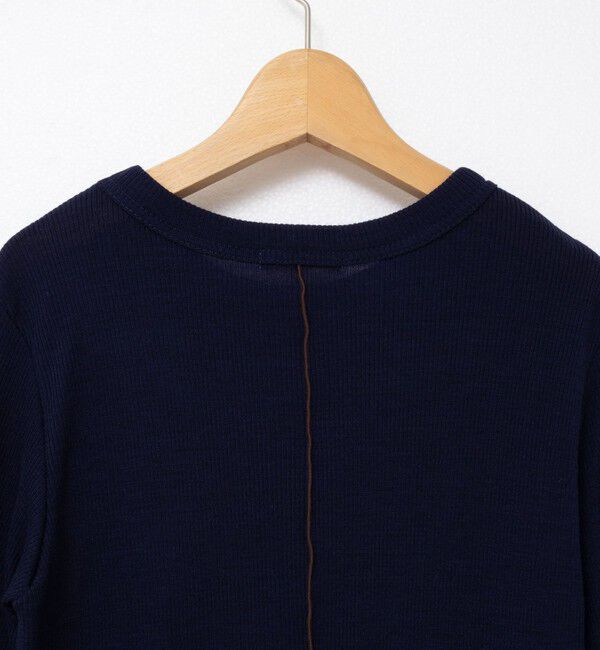 NOLLEY'S「MY STANDARD ウォッシャブルリブクルーネックロンT」|Tシャツ・カットソー|