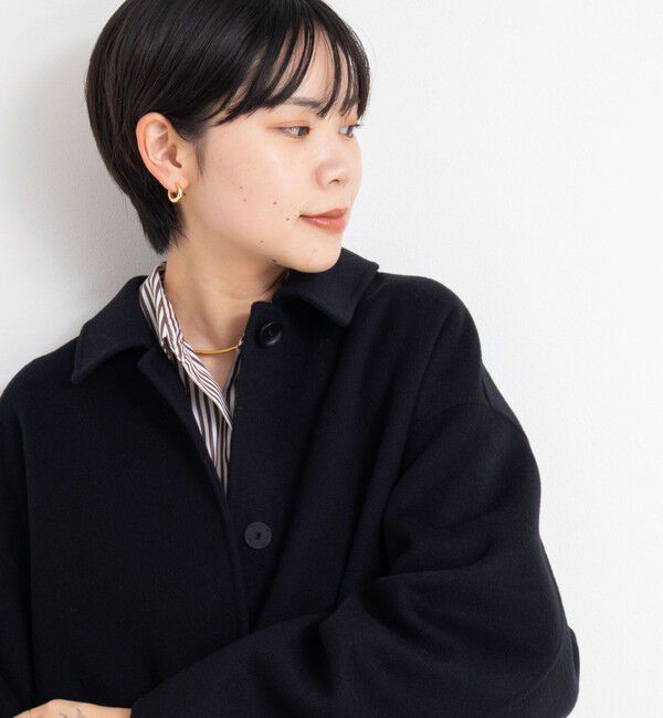 NOLLEY'S sophi「SUPER140リバーステンカラーコート」|ステンカラーコート|