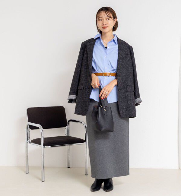 NOLLEY'S sophi「《セットアップ対応》ウォッシャブルダンボール2WAYタイトスカート」|タイト|