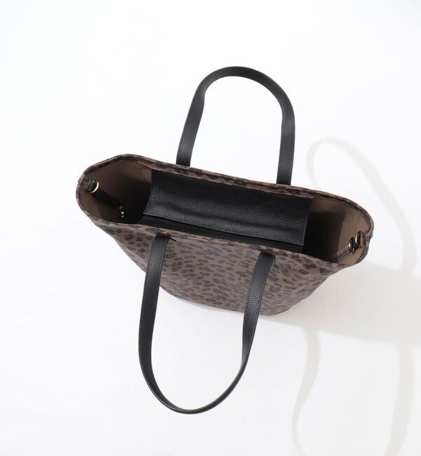 NOLLEY'S「レオパード柄縦長トートバッグ」|ショルダー・メッセンジャー|