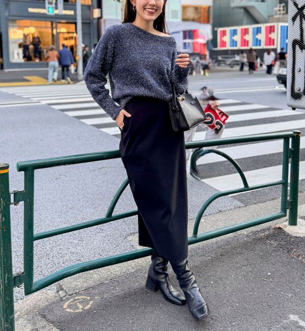 NOLLEY'S「【一部WEB限定カラー＆サイズ】ウォッシャブルＷジャージタイトスカート」|タイト|