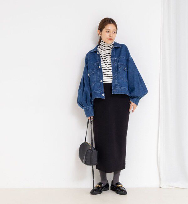 NOLLEY'S「【一部WEB限定カラー＆サイズ】ウォッシャブルＷジャージタイトスカート」|タイト|