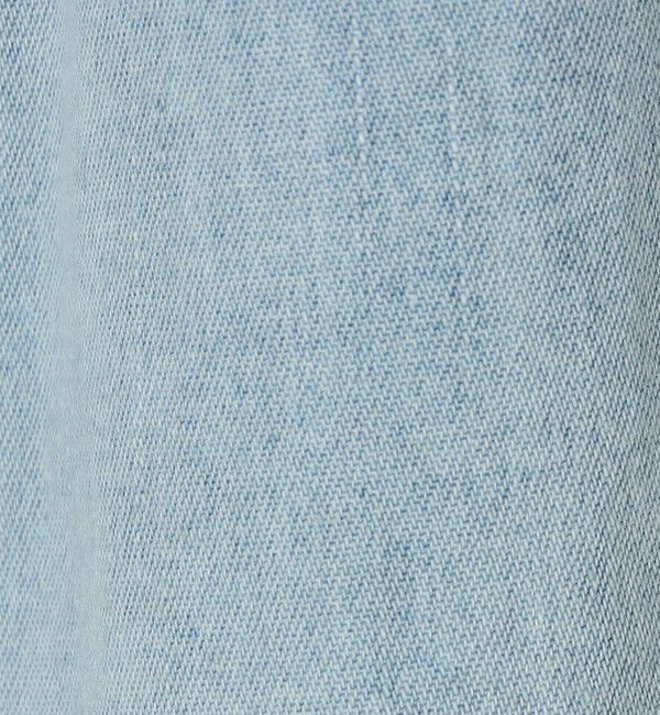 Rie Miller「【RM denim】ラッフルスリーブデニムブラウス」|シャツ・ブラウス|