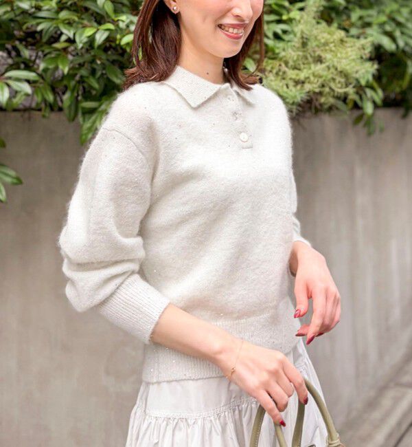 NOLLEY'S sophi「モヘヤポロ衿プルオーバー」|ニット・セーター|