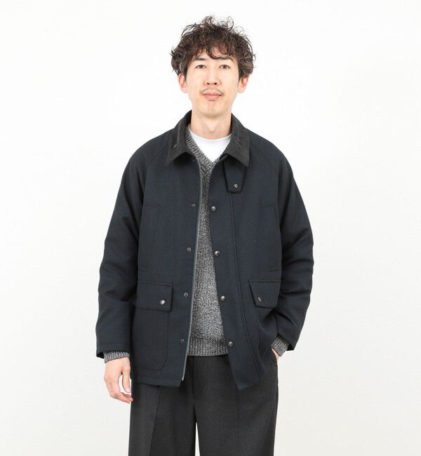 NOLLEY'S goodman「《ビジカジ対応》【TECHTWEED】【SORONA】中綿ユーティリティジャケット 25AW」|ブルゾン・スタジャン|