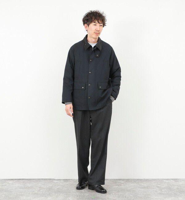 NOLLEY'S goodman「《ビジカジ対応》【TECHTWEED】【SORONA】中綿ユーティリティジャケット 25AW」|ブルゾン・スタジャン|