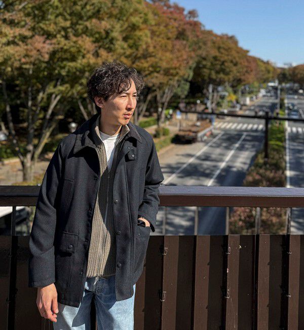 NOLLEY'S goodman「《ビジカジ対応》【TECHTWEED】【SORONA】中綿ユーティリティジャケット 25AW」|ブルゾン・スタジャン|