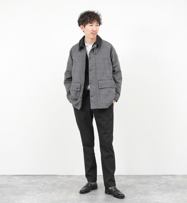 NOLLEY'S goodman「《ビジカジ対応》【TECHTWEED】【SORONA】中綿ユーティリティジャケット 25AW」|ブルゾン・スタジャン|