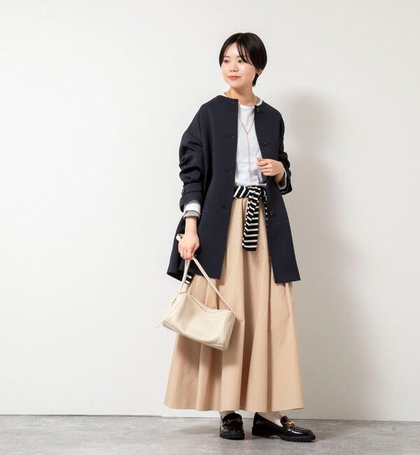 NOLLEY'S「ウォッシャブルトリプルクロス3WAYステンカラーコート」|ステンカラーコート|