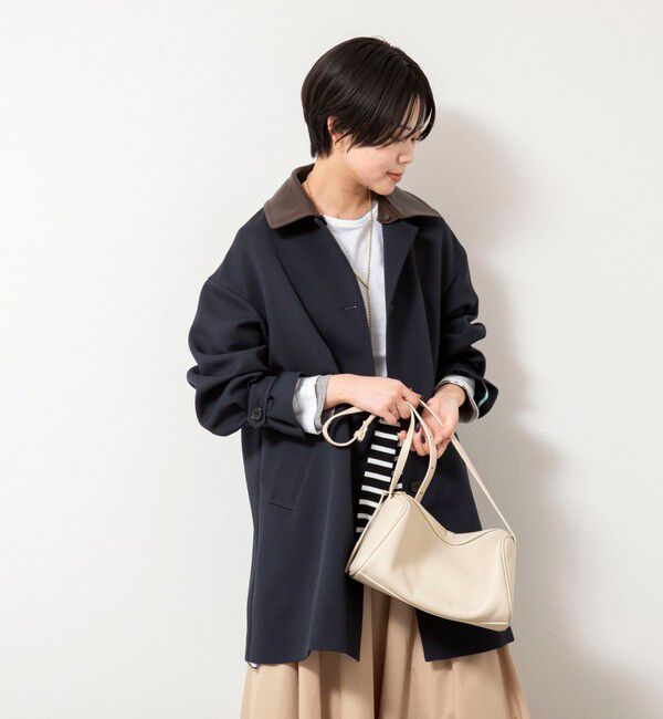 NOLLEY'S「ウォッシャブルトリプルクロス3WAYステンカラーコート」|ステンカラーコート|