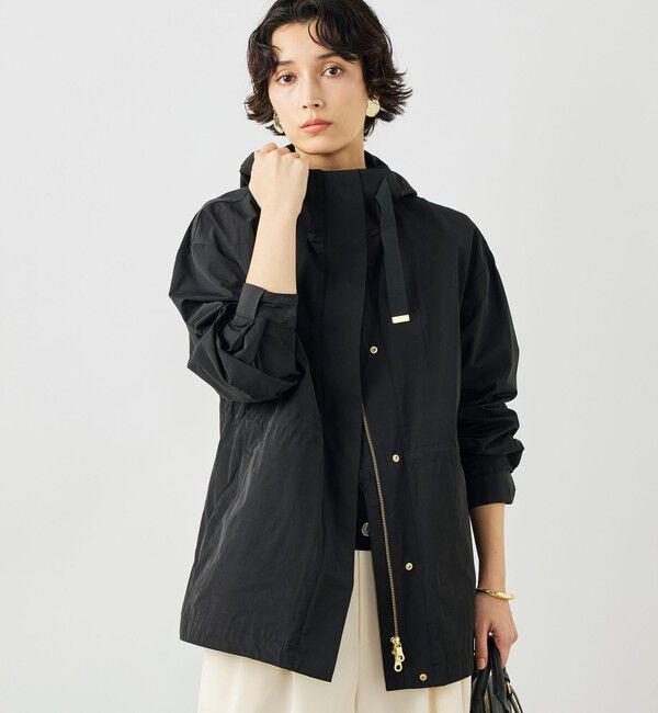 NOLLEY'S「【WEB＆一部店舗限定色アイテム】ウォッシャブル2WAY撥水フーテッドブルゾン」|ブルゾン・スタジャン|