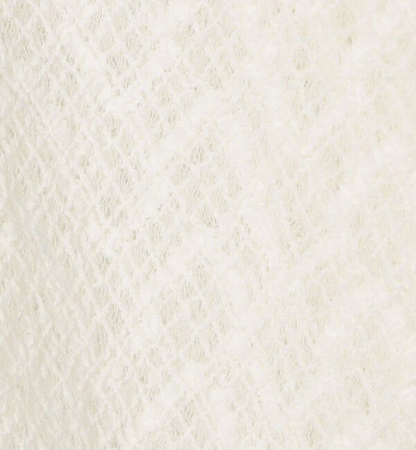 NOLLEY'S「ウォッシャブル襟付きレースカーディガン」|カーディガン|