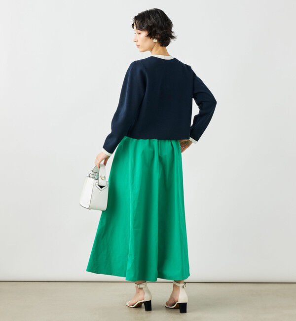 NOLLEY'S「《手洗い可能》ビオグレースミラノリブジャケット」|カーディガン|