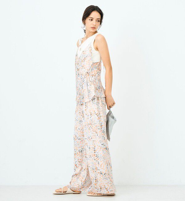 NOLLEY'S sophi「ウォッシャブルブラープリントキャミブラウス」|キャミソール|