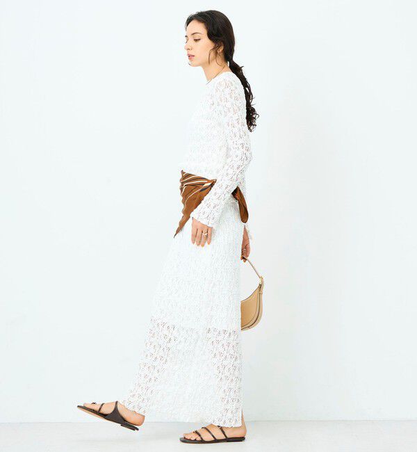 NOLLEY'S sophi「ウォッシャブルストレッチレース両前カーディガン」|カーディガン|