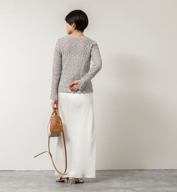 NOLLEY'S sophi「ウォッシャブルストレッチレース両前カーディガン」|カーディガン|