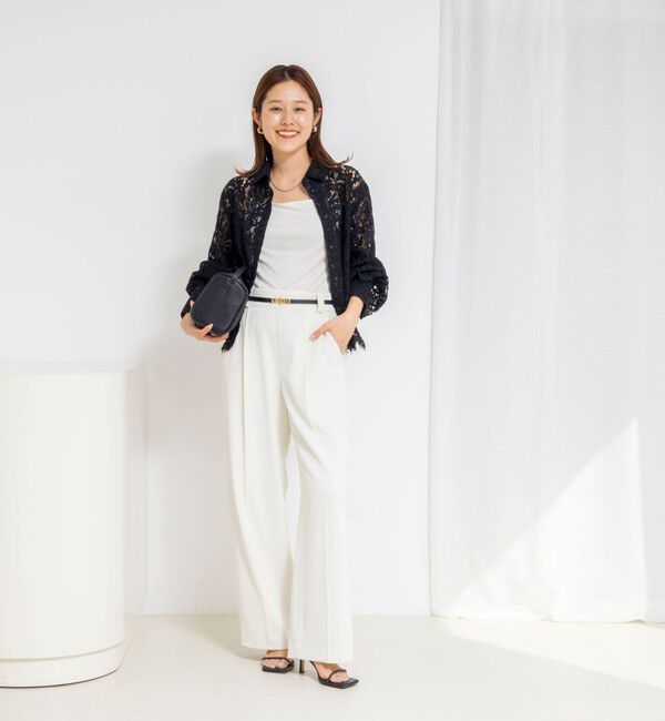 NOLLEY'S「ウォッシャブルドライツイルワイドパンツ」|その他|