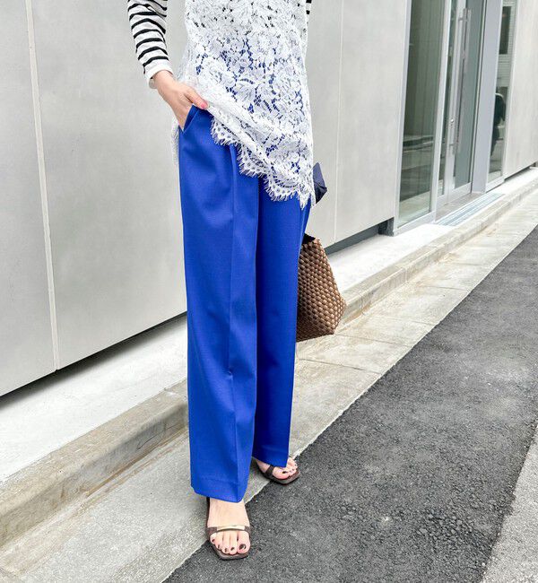 NOLLEY'S「ウォッシャブルドライツイルワイドパンツ」|その他|