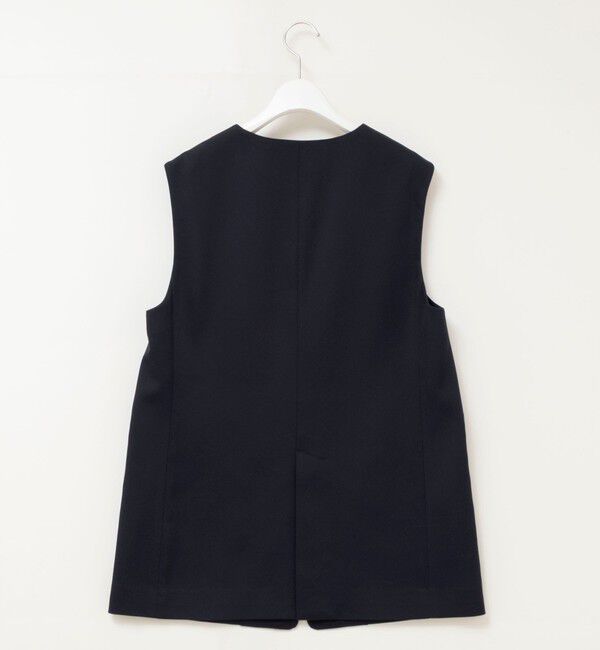 NOLLEY'S「《セットアップ対応》ウォッシャブルジョーゼットフリル付きマルチWAYジレ」|ベスト・ジレ|