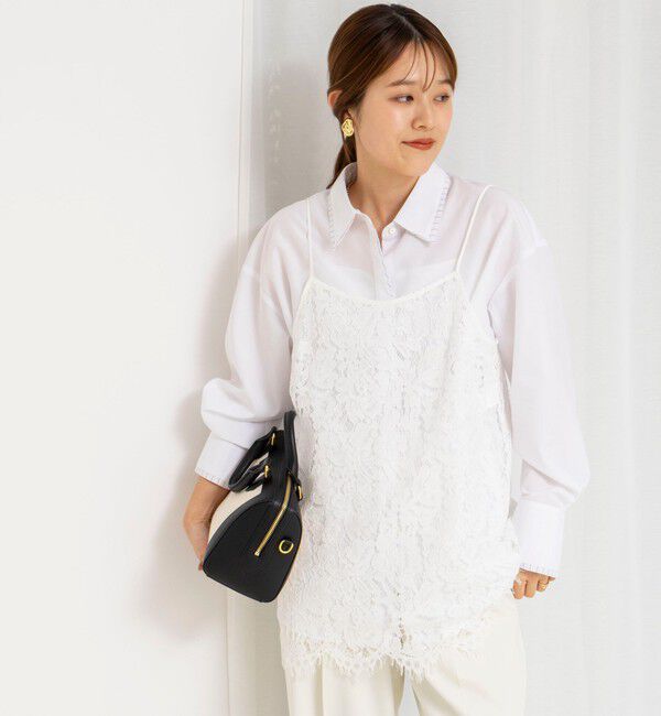 NOLLEY'S「ウォッシャブルレイヤード2WAYカラーシャツ」|シャツ・ブラウス|