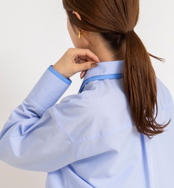 NOLLEY'S「ウォッシャブルレイヤード2WAYカラーシャツ」|シャツ・ブラウス|