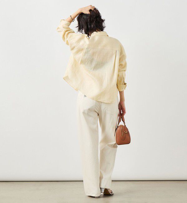 NOLLEY'S「MY STANDARD マルチWAYリネンショートシャツ」|シャツ・ブラウス|