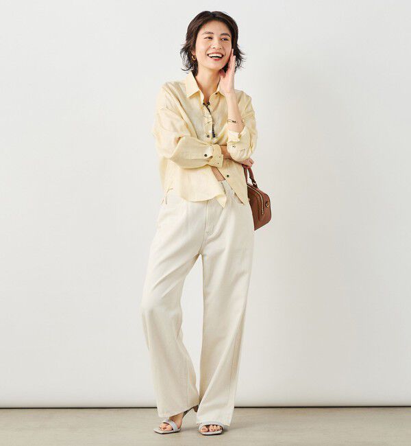 NOLLEY'S「MY STANDARD マルチWAYリネンショートシャツ」|シャツ・ブラウス|