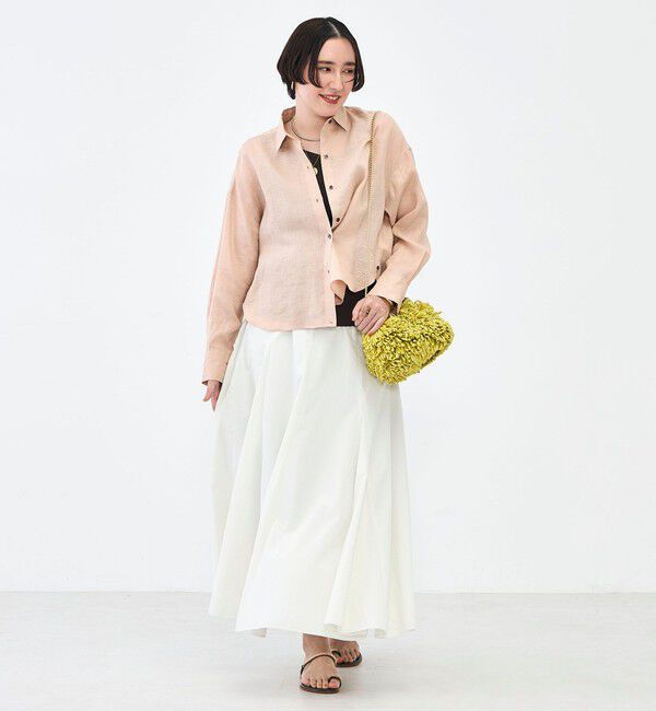 NOLLEY'S「MY STANDARD マルチWAYリネンショートシャツ」|シャツ・ブラウス|