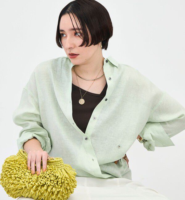 NOLLEY'S「MY STANDARD マルチWAYリネンシャツ」|シャツ・ブラウス|