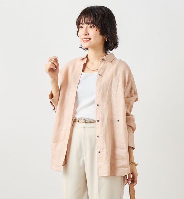 NOLLEY'S「MY STANDARD マルチWAYリネンシャツ」|シャツ・ブラウス|