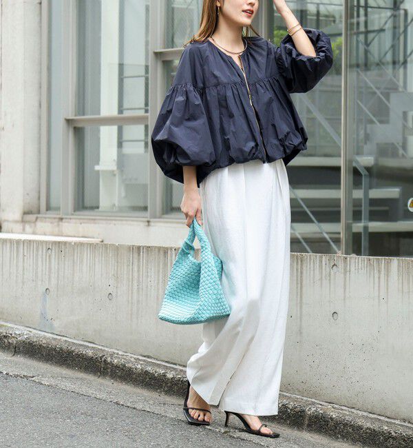 NOLLEY'S「ウォッシャブル撥水ポケッタブルボリュームブルゾン」|ブルゾン・スタジャン|