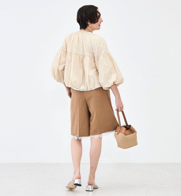 NOLLEY'S「ウォッシャブル撥水ポケッタブルボリュームブルゾン」|ブルゾン・スタジャン|