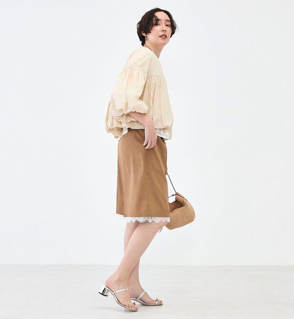 NOLLEY'S「ウォッシャブル撥水ポケッタブルボリュームブルゾン」|ブルゾン・スタジャン|