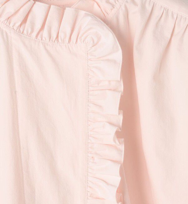 NOLLEY'S sophi「ウォッシャブルORGANICコットンフリルシャツブラウス」|シャツ・ブラウス|