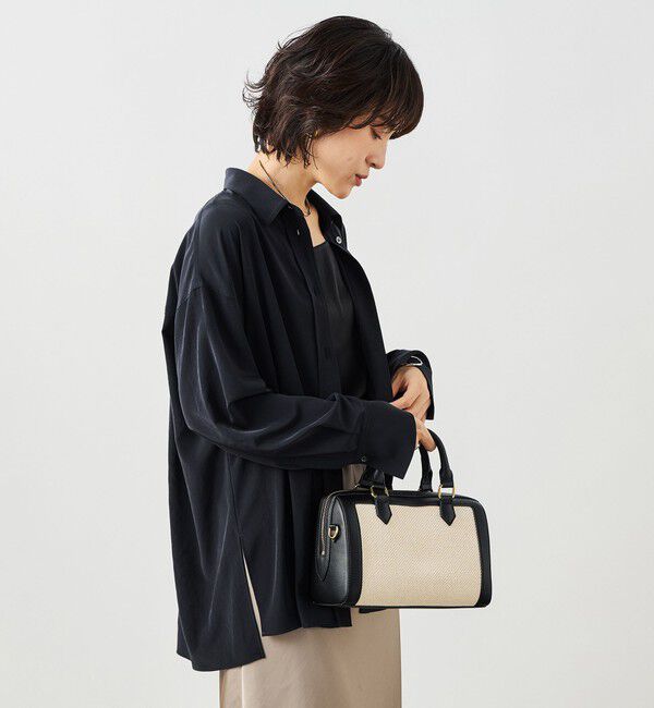 NOLLEY'S sophi「ウォッシャブルトリアセドレープシャツ」|シャツ・ブラウス|