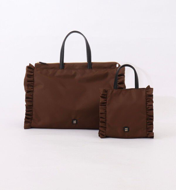 NOLLEY'S「【nolnol/ノルノル】ナイロンフリルトートバッグ」|トートバッグ|